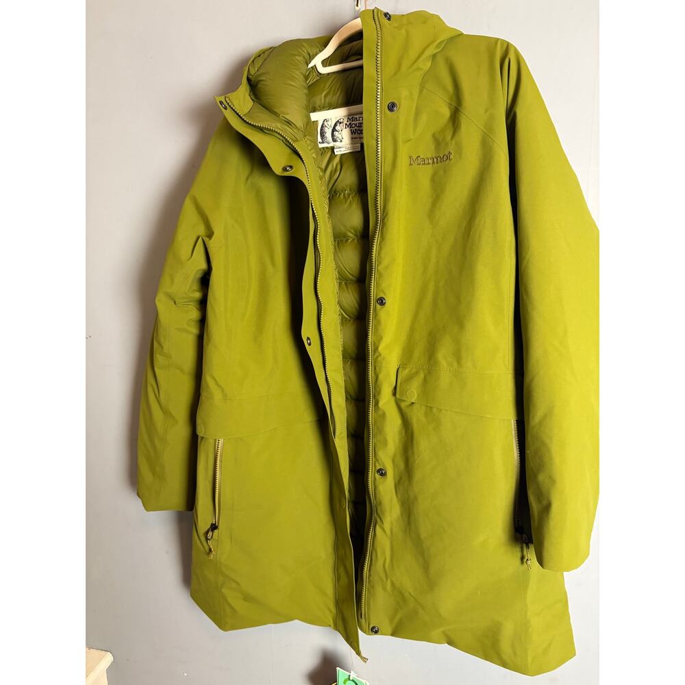 NWT Marmot Oslo GORE‑TEX Jacket Women’s XL Military Green Waterproof Insulated